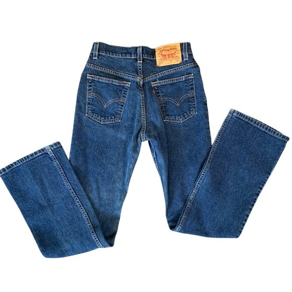 Levi's Bootcut Stretch Blue Jeans Women's 28x31 #339H - Picture 3 of 6